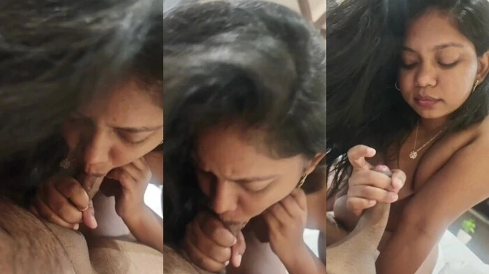 Desi Babe Taking Cum Inside her Mouth indianxxx Video